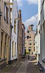 Narrow street in the center of Hattem