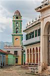 Bell tower in the center of colonial Trinidad, Cuba.