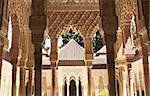 Columns in Alhambra, Spain