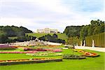Gloriette and Schonbrunn gardens, Vienna, Austria