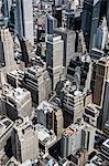 Close up aerial view of New York , New York State, USA