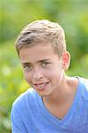 Smiling teenage boy, portrait