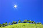 Hill And Sun, Okayama, Japan