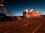 Cargo Ship in Port Elizabeth Harbor