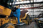 Articulated Dump Truck assembly line, Bell equipment, Richards Bay