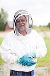 Bee-keeper, portrait