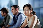 Business people sitting in meeting