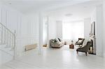 Furniture in white living room