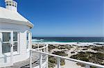 Beach house overlooking ocean