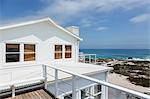 Beach house overlooking ocean
