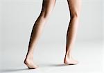 Woman's bare legs