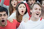 Spectators at sports match