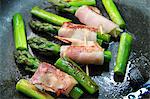 Bacon-wrapped asparagus