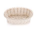 Empty food basket. Isolated on white background