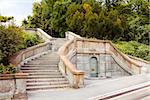 wide stone staircase