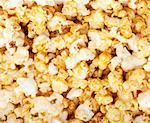 Popcorn texture closeup background