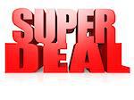 Super deal image on the white background. Perfect condition to be used for any design artwork.