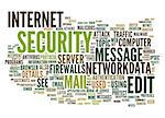 An image of an internet security text cloud