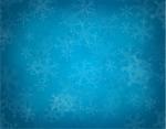 Abstract blue christmas background with snowflakes