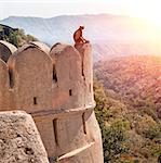 Kumbhalgarh fort, Rajasthan, India.  Kumbhalgarh is a Mewar fortress in the Rajsamand District of Rajasthan state in western India and is known world wide for its great history.