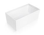 Open shoe box isolated on white with clipping path