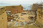 The Acropolis at Lindos, Rhodes, Dodecanese, Aegean Sea, Greece, Europe
