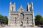 The Nidaros Cathedral, Trondheim, Sor-Trondelag, Norway, Scandinavia, Europe