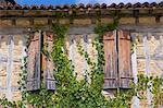 Window shutters, Labastide d'Armagnac, France