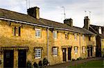 Terraced cottages in Chipping Campden, Gloucestershire, United Kingdom