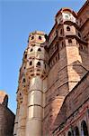 The Mehrangarh Fort of Jodhpur, Rajasthan, India, Asia