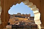 Amber Fort dating from the 16th century, near Jaipur, Rajasthan, India, Asia