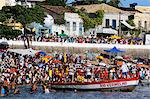 Lemanja festival in Rio Vermelho, Salvador, Bahia, Brazil, South America