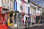 Trendy shops, Pembridge Road, Notting Hill, London, England, United Kingdom, Europe