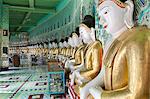 Umin Thounzeh (30 Caves) Pagoda, containing 45 Buddha statues, Sagaing Hill, Sagaing, near Mandalay, Myanmar (Burma), Asia