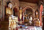 Interior of Thanboddhay Paya (pagoda), near Monywa, Monywa Region, Myanmar (Burma), Asia