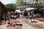 Monday Berber market, Tnine Ourika, Ourika Valley, Atlas Mountains, Morocco, North Africa, Africa