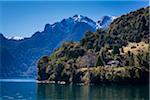 Scenic view, Lake Todos los Santos, Parque Nacional Vicente Perez Rosales, Patagonia, Chile