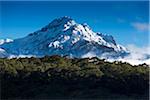 Scenic view of mountain at Petrohue Waterfalls, Parque Nacional Vicente Perez Rosales, Patagonia, Chile