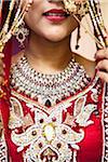 Close-up of Hindu Woman Getting Ready for Wedding, Toronto, Ontario, Canada