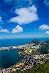 View from Corcovado Mountain of Rio de Janeiro, Brazil