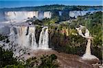 Scenic view of Iguacu Falls, Iguacu National Park, Parana, Brazil