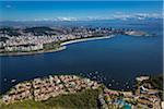 View from Sugarloaf Mountain (Pao de Acucar) of Rio de Janeiro, Brazil