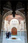 The ornate interior of Madersa Bou Inania, Fes el-Bali, UNESCO World Heritage Site, Fez, Morocco, North Africa, Africa