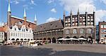 Town Hall, Lubeck, UNESCO World Heritage Site, Schleswig Holstein, Germany, Europe