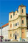 Holy Trinity baroque style church, Bratislava, Slovakia, Europe
