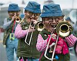 Fasnact spring carnival parade, Lucerne, Switzerland, Europe