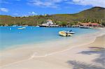 Beach in Cruz Bay, St. John, United States Virgin Islands, West Indies, Caribbean, Central America