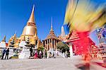 Wat Phra Kaeo, Grand Palace, Bangkok, Thailand, Southeast Asia, Asia