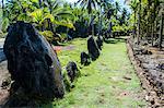 Stone money on the island of Yap, Federated States of Micronesia, Caroline Islands, Pacific