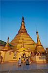 Kyaikthanian Paya temple and monastery, Mawlamyine (Moulmein), Mon State, Myanmar (Burma), Asia